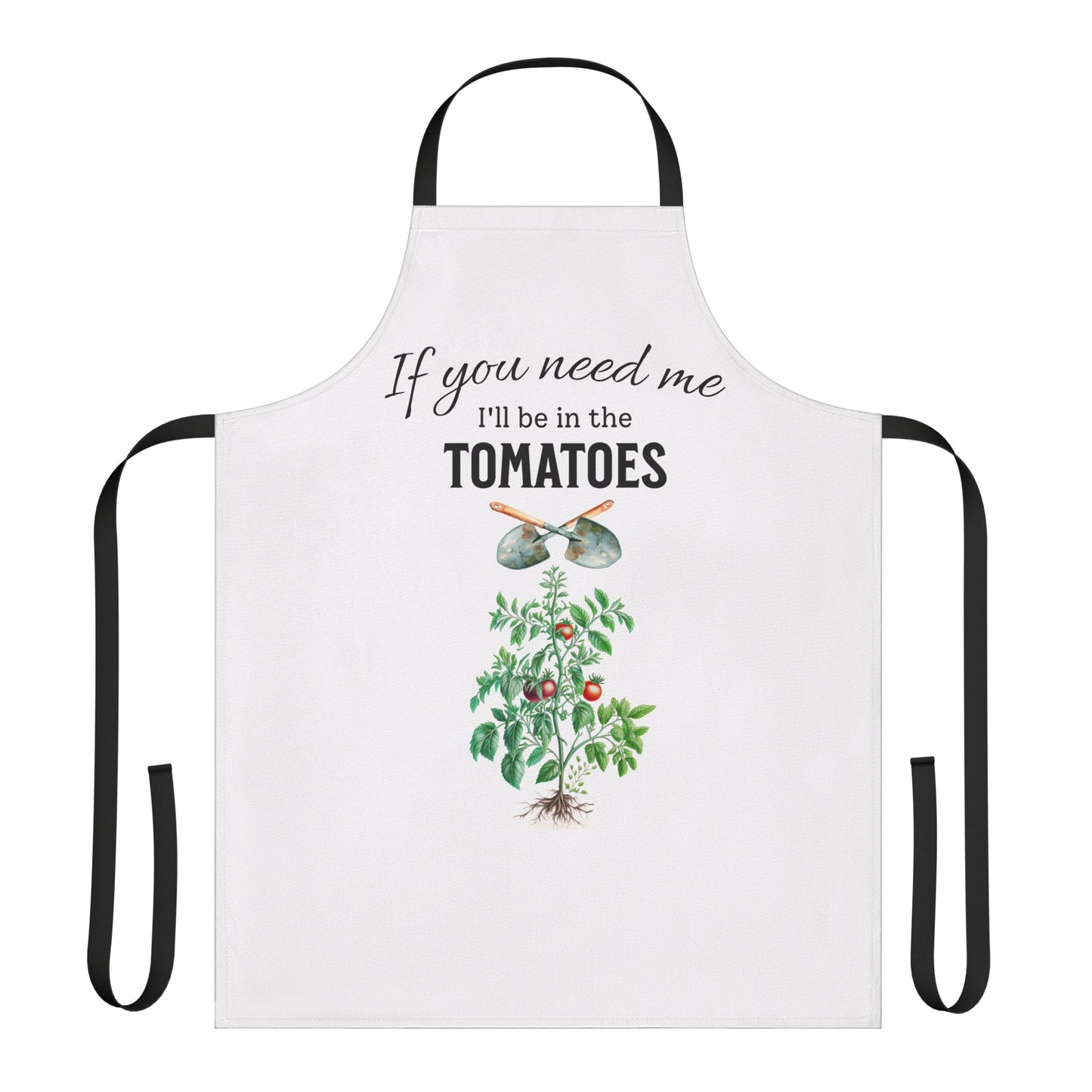 Rustic Tomato Gardening Apron (All Over Print, Polyester)