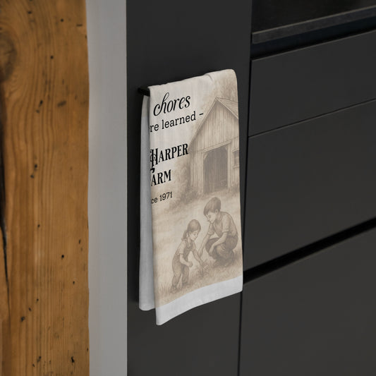 Personalized Homestead Keepsake Kitchen Towel
