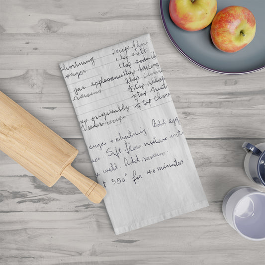 Personalized Heirloom Recipe Kitchen Towel