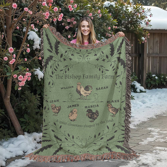 Family Farm Name Blanket 60"x80"