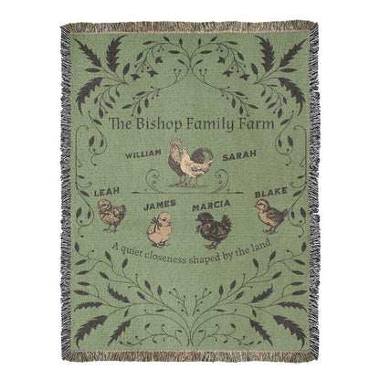 Family Farm Name Blanket 60"x80"